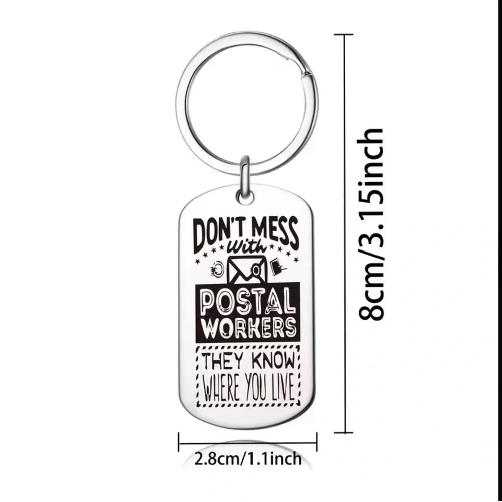 N/A white keychain